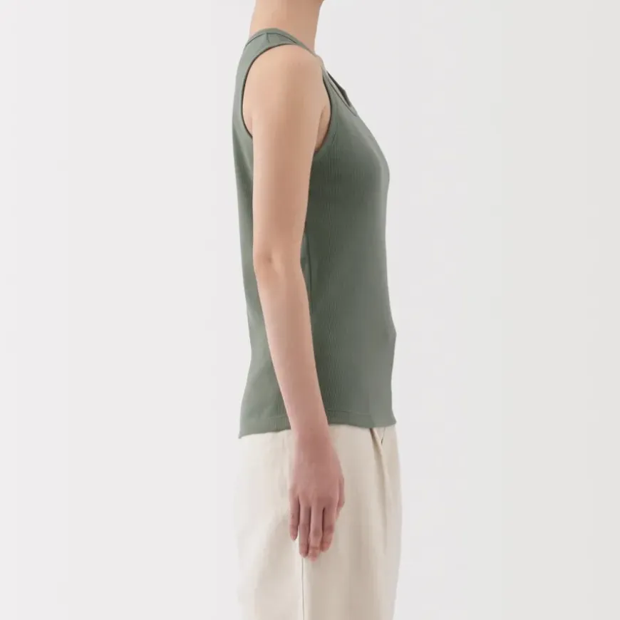 Women's Stretch Ribbed Tank Top