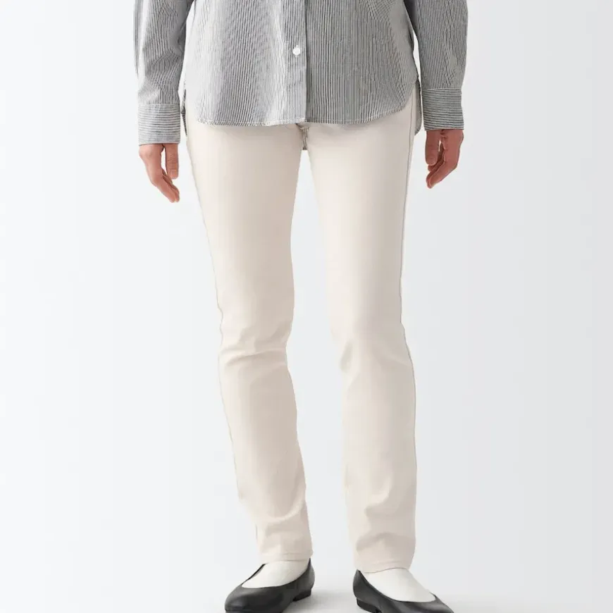 Women's Stretch Slim Denim Pants Natural