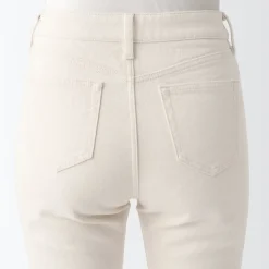 Women's Stretch Slim Denim Pants Natural