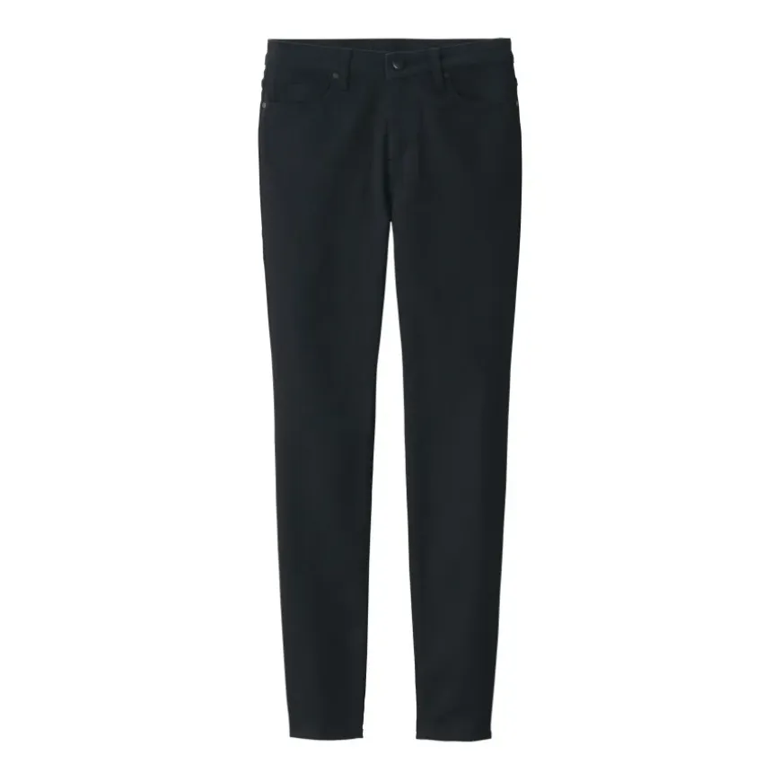 Women's Super Stretch Denim Skinny Pants Black (L 30inch / 75cm)