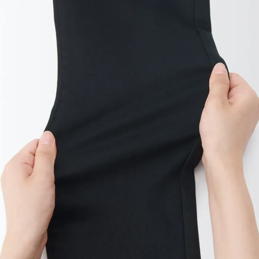 Women's Super Stretch Denim Skinny Pants Black (L 30inch / 75cm)