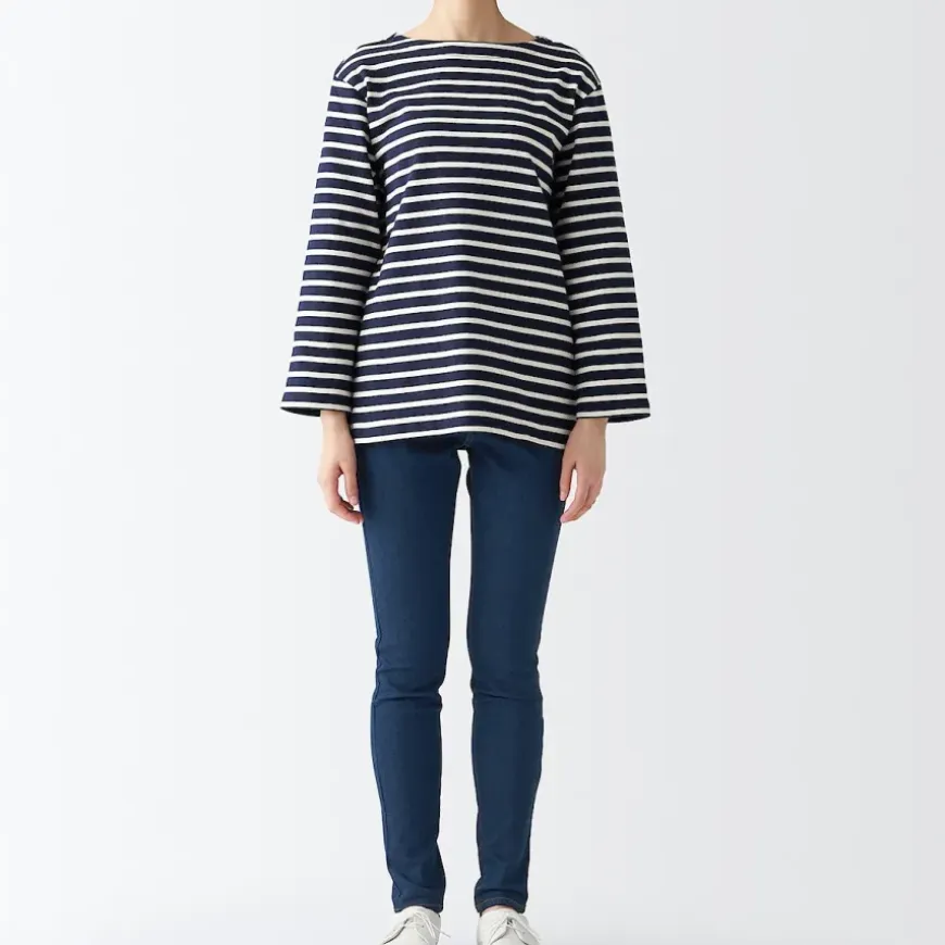 Women's Super Stretch Denim Skinny Pants Blue (L 30inch / 75cm)