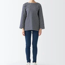 Women's Super Stretch Denim Skinny Pants Blue (L 30inch / 75cm)