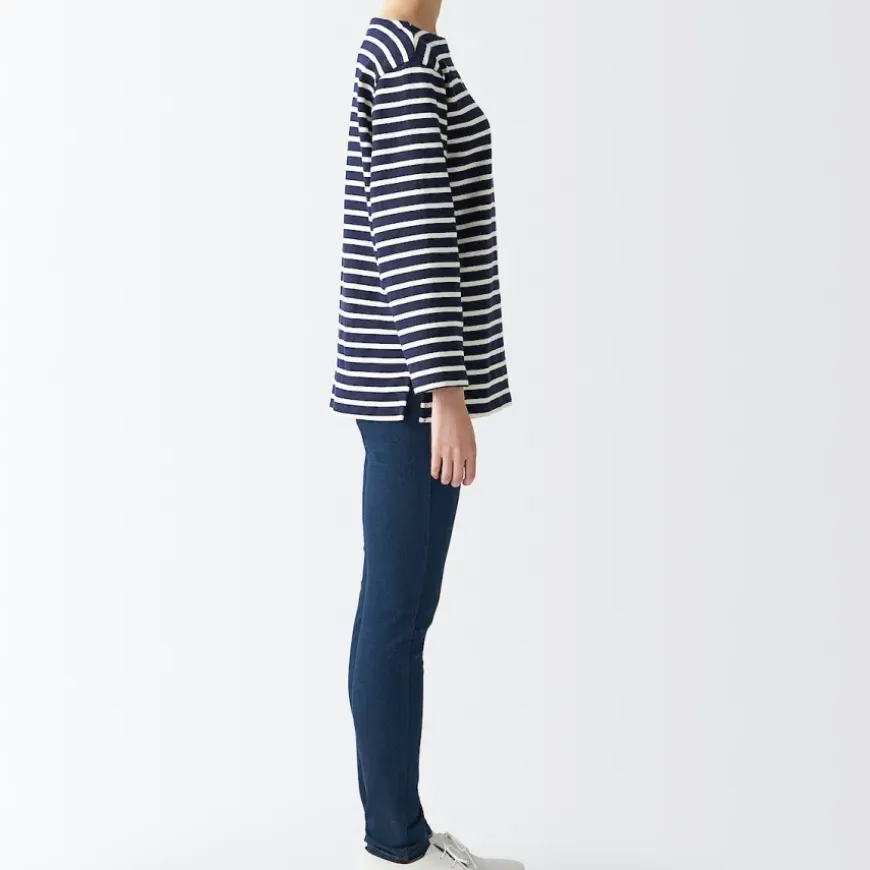 Women's Super Stretch Denim Skinny Pants Blue (L 30inch / 75cm)