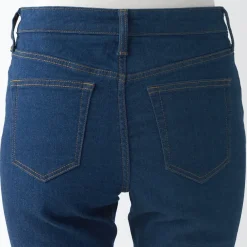 Women's Super Stretch Denim Skinny Pants Blue (L 30inch / 75cm)