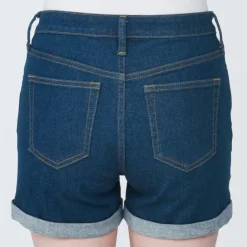 Women's Super Stretchy Denim Shorts Blue