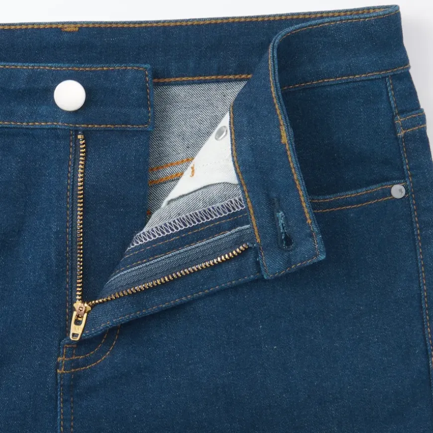 Women's Super Stretchy Denim Shorts Blue