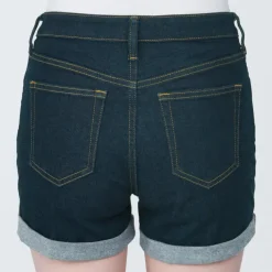 Women's Super Stretchy Denim Shorts Dark Navy