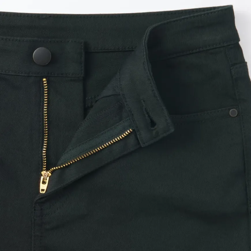 Women's Super Stretchy Denim Shorts Black
