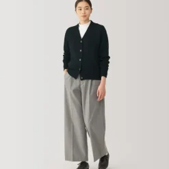 Women's Washable Mid-Gauge V-Neck Cardigan