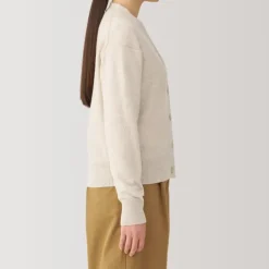 Women's Washable Mid-Gauge V-Neck Cardigan