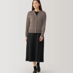 Women's Washable Mid-Gauge V-Neck Cardigan