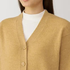 Women's Washable Mid-Gauge V-Neck Cardigan