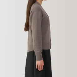 Women's Washable Mid-Gauge V-Neck Cardigan