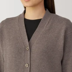 Women's Washable Mid-Gauge V-Neck Cardigan