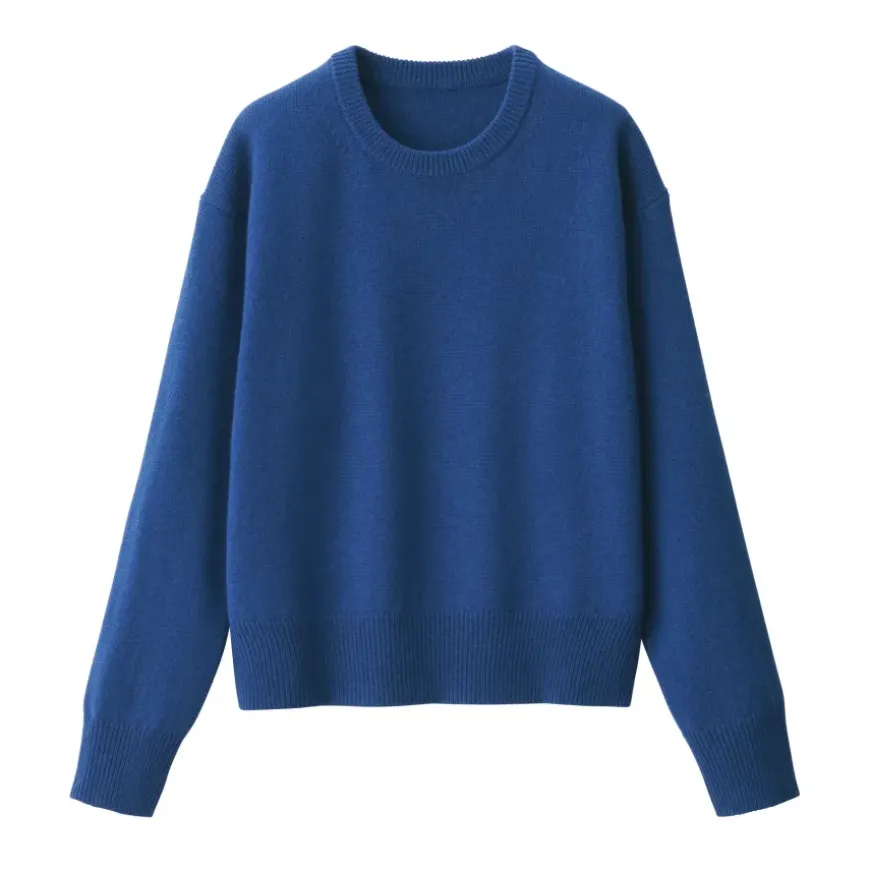 Women's Washable Mid-Gauge Crew Neck Sweater