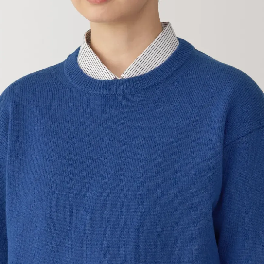 Women's Washable Mid-Gauge Crew Neck Sweater