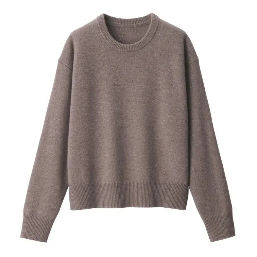 Women's Washable Mid-Gauge Crew Neck Sweater