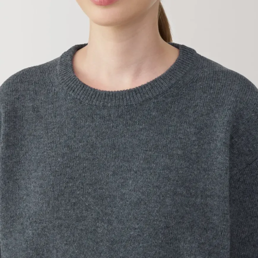 Women's Washable Mid-Gauge Crew Neck Sweater
