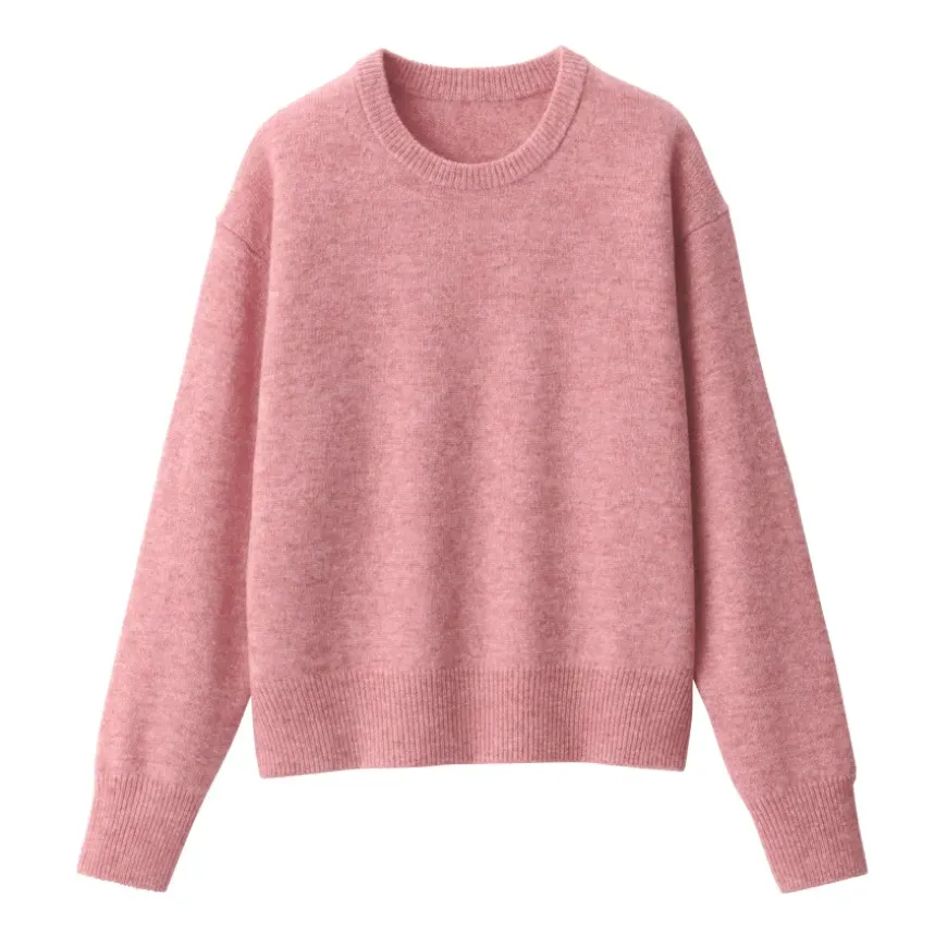 Women's Washable Mid-Gauge Crew Neck Sweater