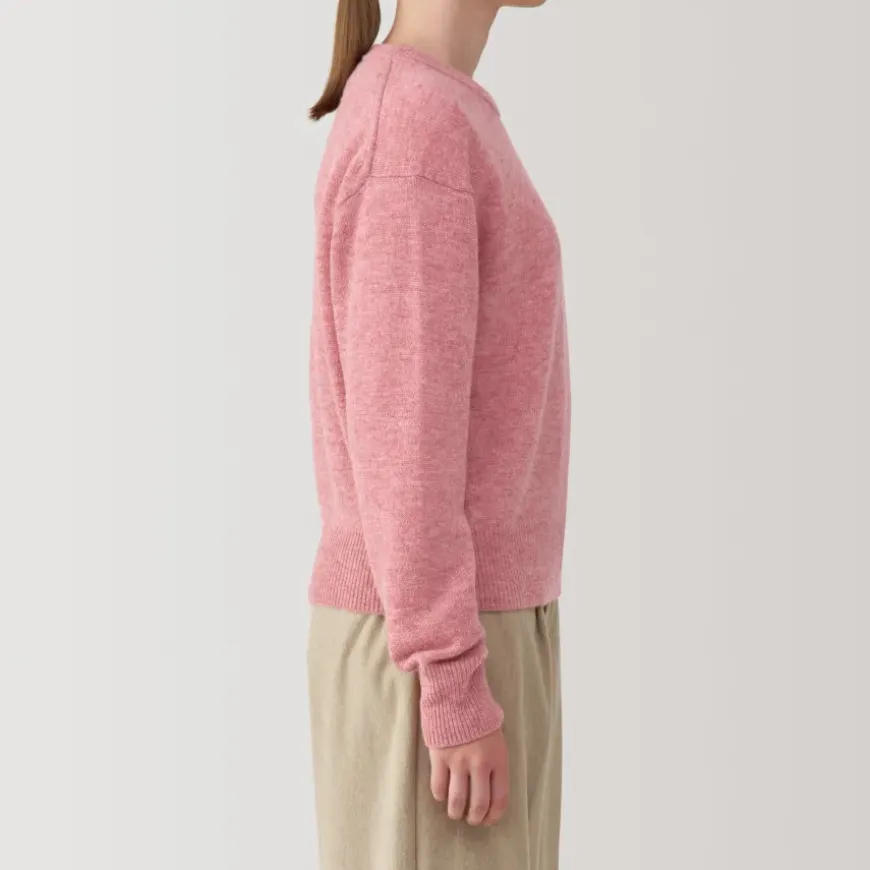 Women's Washable Mid-Gauge Crew Neck Sweater