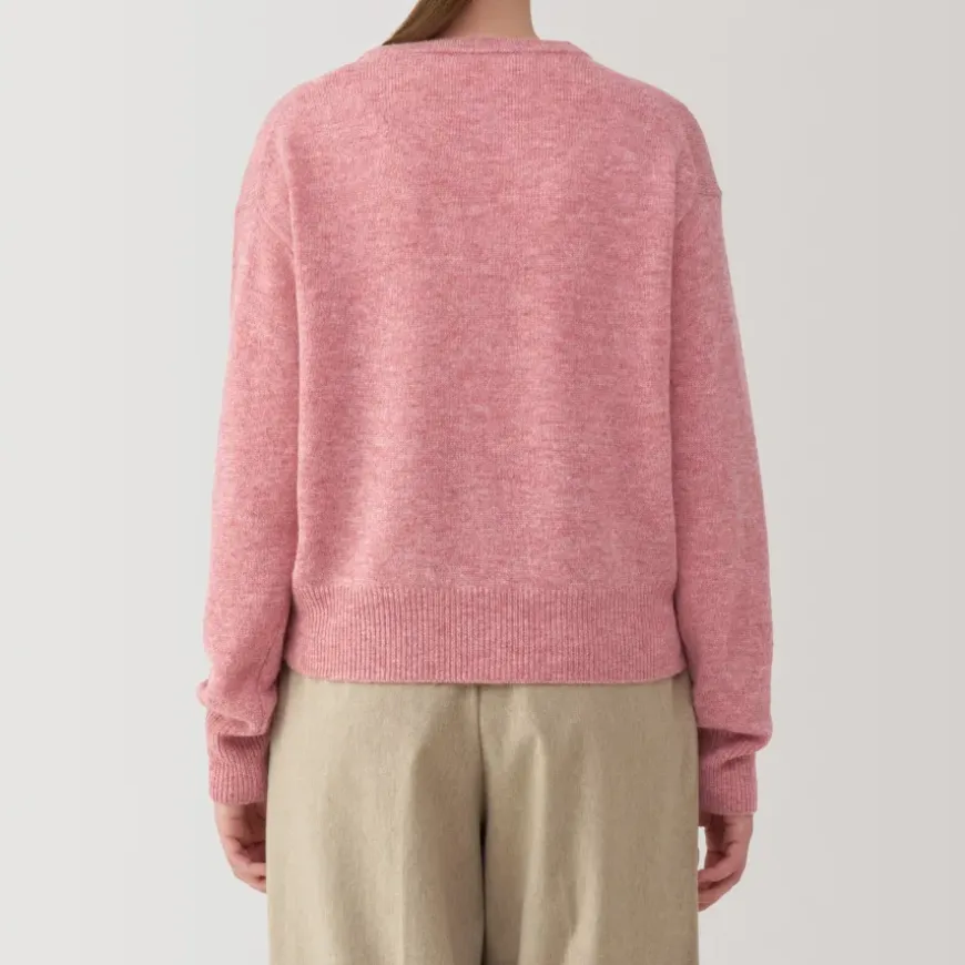 Women's Washable Mid-Gauge Crew Neck Sweater