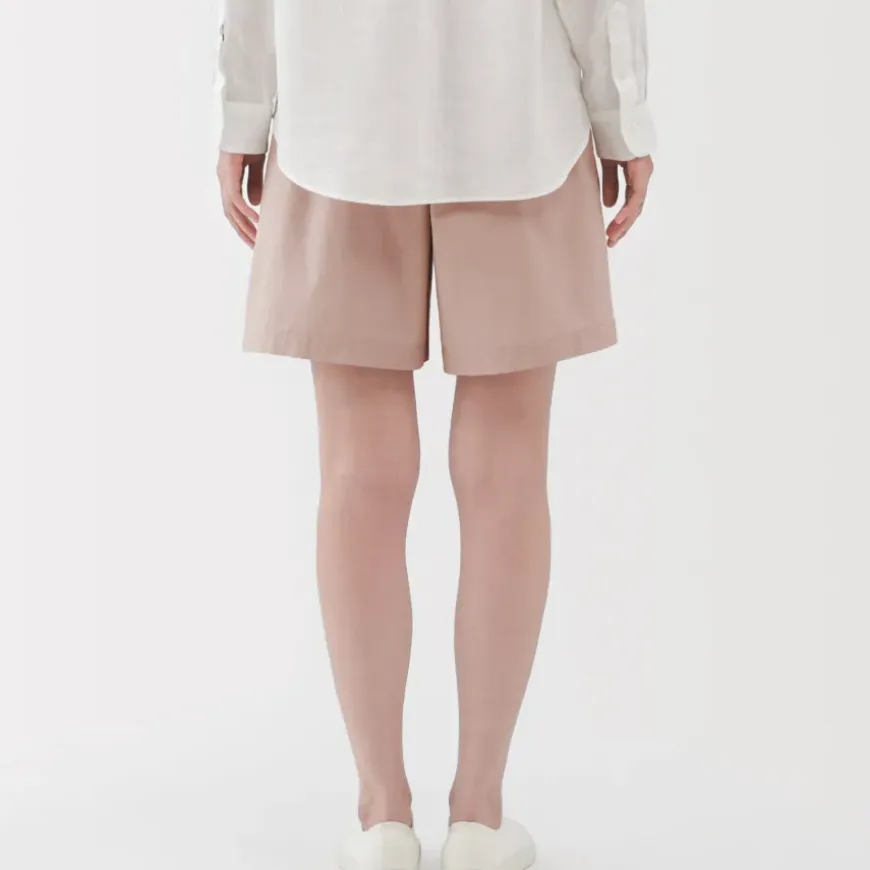 Women's Washed Broadcloth Shorts