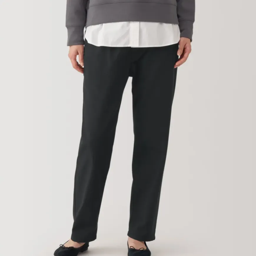 Women's Washed Denim Easy Tapered Pants