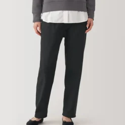 Women's Washed Denim Easy Tapered Pants
