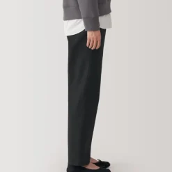 Women's Washed Denim Easy Tapered Pants