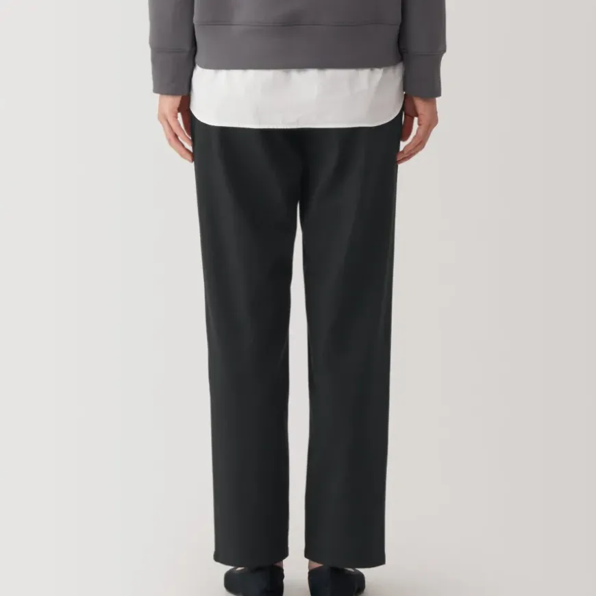 Women's Washed Denim Easy Tapered Pants