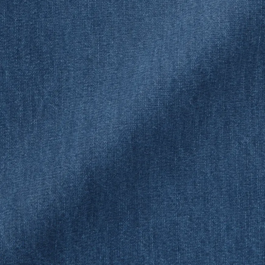 Women's Washed Denim Easy Tapered Pants