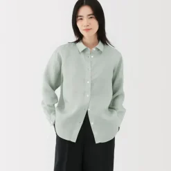 Women's Washed Linen Shirt