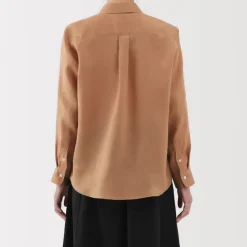 Women's Washed Linen Shirt