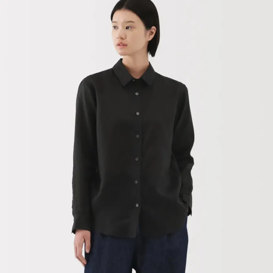 Women's Washed Linen Shirt