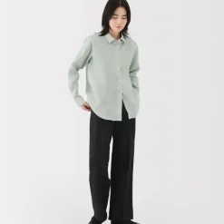Women's Washed Linen Shirt