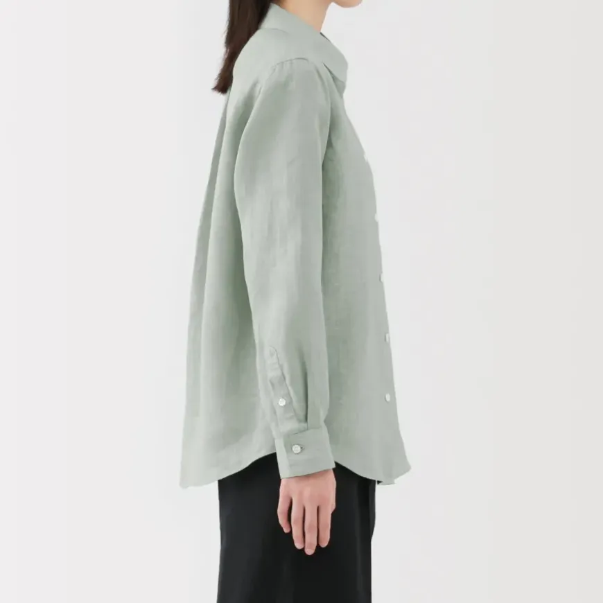 Women's Washed Linen Shirt