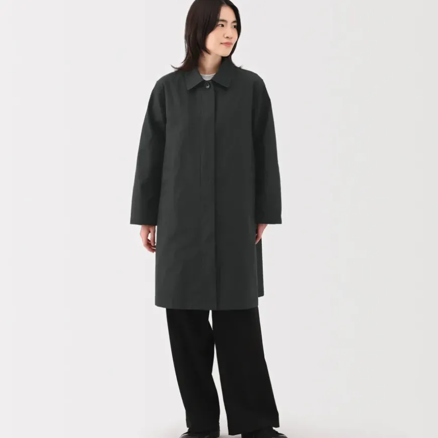 Women's Water Repellent Stand Fall Collar Coat