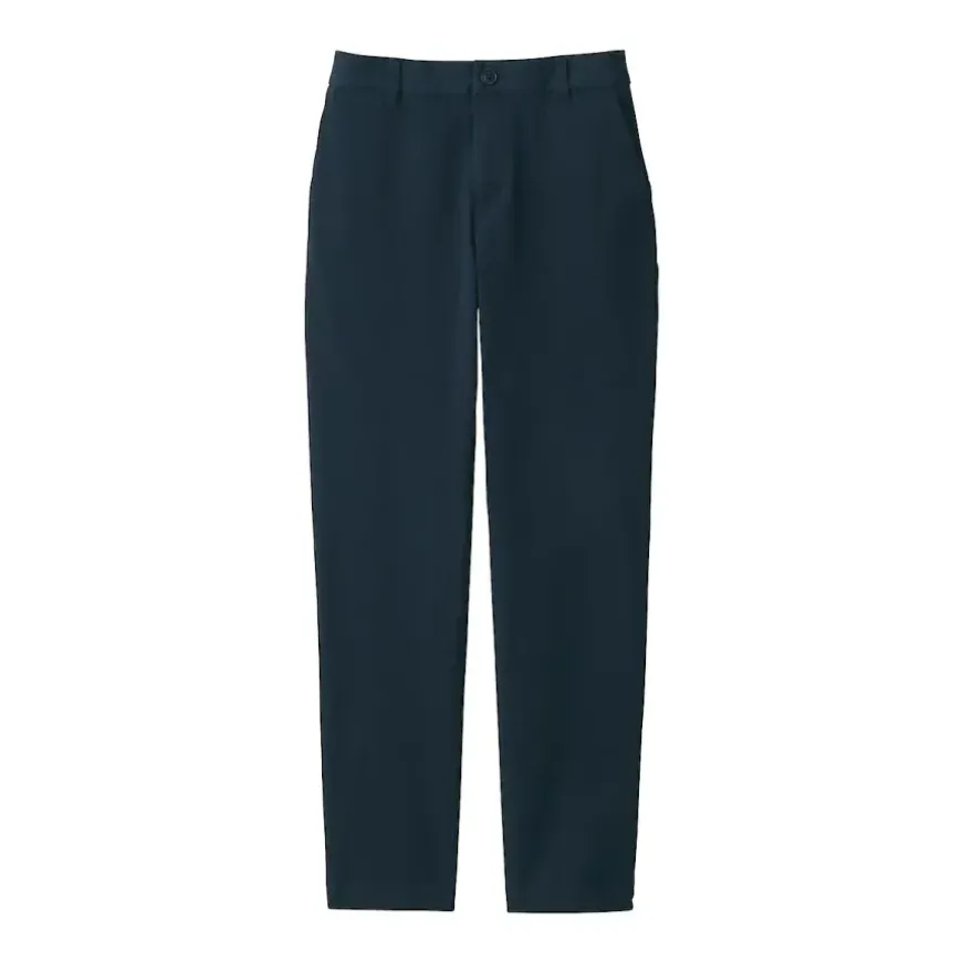 Women's 4-Way Stretch Chino Slim Tapered Pants (L 32inch / 80cm)