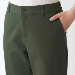 Women's 4-Way Stretch Chino Slim Tapered Pants (L 30inch / 75cm)