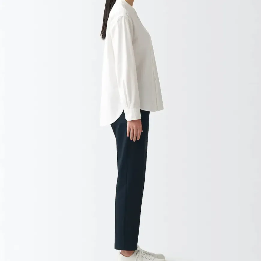 Women's 4-Way Stretch Chino Slim Tapered Pants (L 30inch / 75cm)