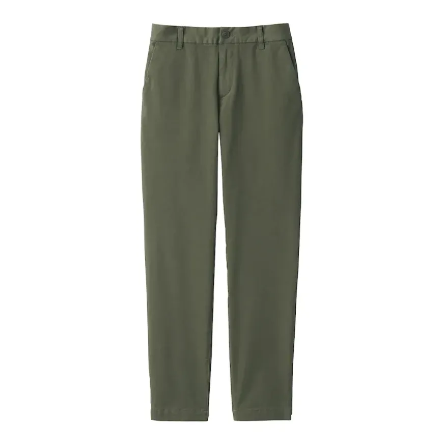 Women's 4-Way Stretch Chino Slim Tapered Pants (L 32inch / 82cm)
