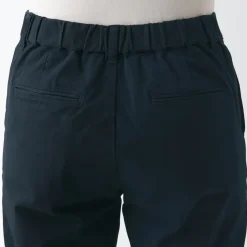 Women's 4-Way Stretch Chino Slim Tapered Pants (L 32inch / 82cm)