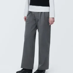 Women's 4-Way Stretch Chino Darted Wide Pants