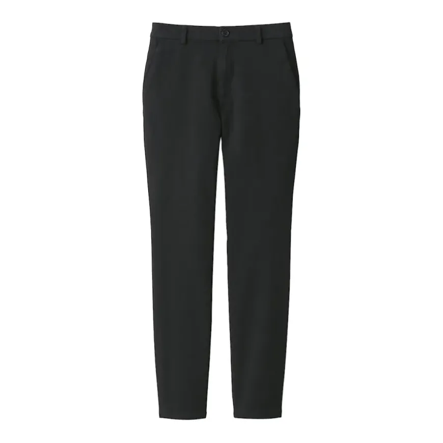 Women's 4-Way Stretch Chino Slim Tapered Pants (L 32inch / 80cm)