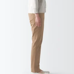 Women's 4-Way Stretch Chino Slim Tapered Pants (L 32inch / 80cm)