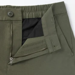 Women's 4-Way Stretch Chino Slim Tapered Pants (L 32inch / 80cm)