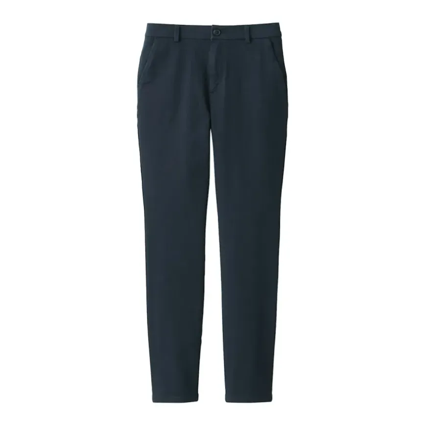 Women's 4-Way Stretch Chino Slim Tapered Pants (L 32inch / 80cm)