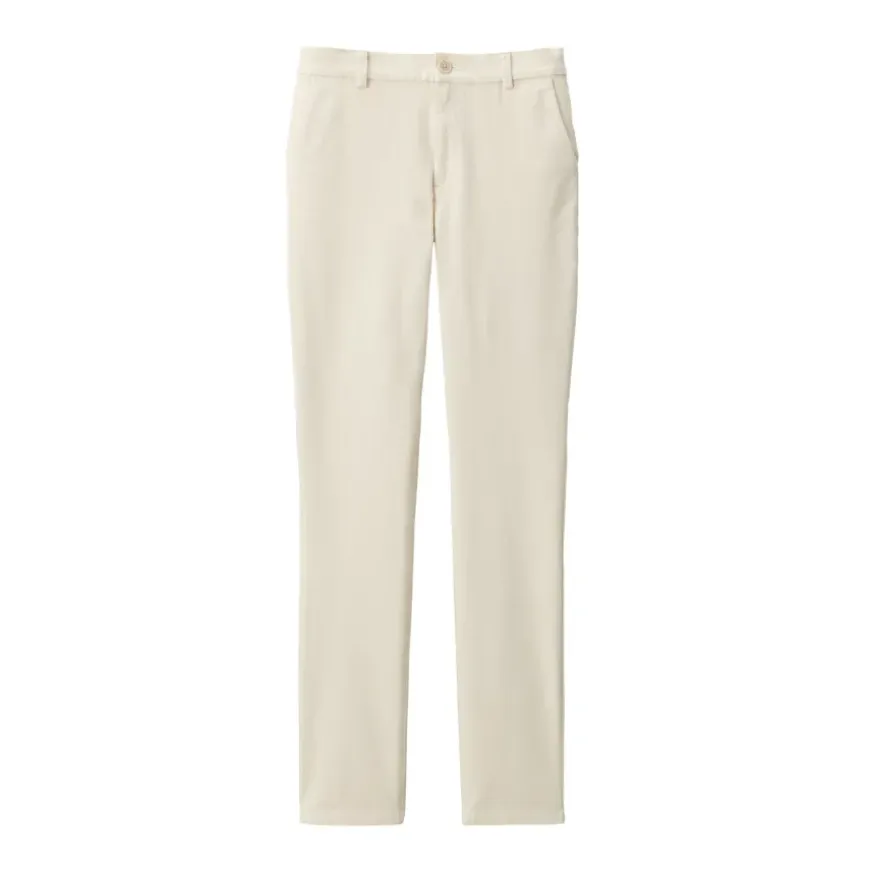 Women's 4-Way Stretch Chino Slim Tapered Pants (L 32inch / 80cm)