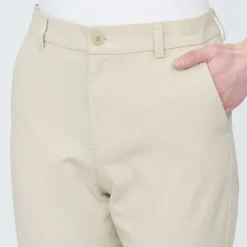 Women's 4-Way Stretch Chino Slim Tapered Pants (L 32inch / 80cm)